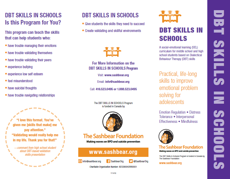 DBT Skills in Schools Pamphlet